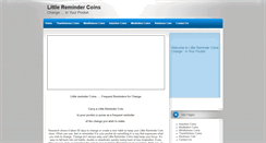 Desktop Screenshot of littleremindercoins.org